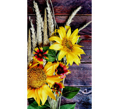 Elektrisches Wandheizgerät „Home Fire“ Sonnenblumen
