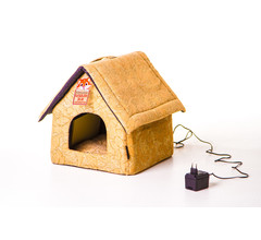 Лежанка для кошек «Кошкин дом» с электрообогревом Будка